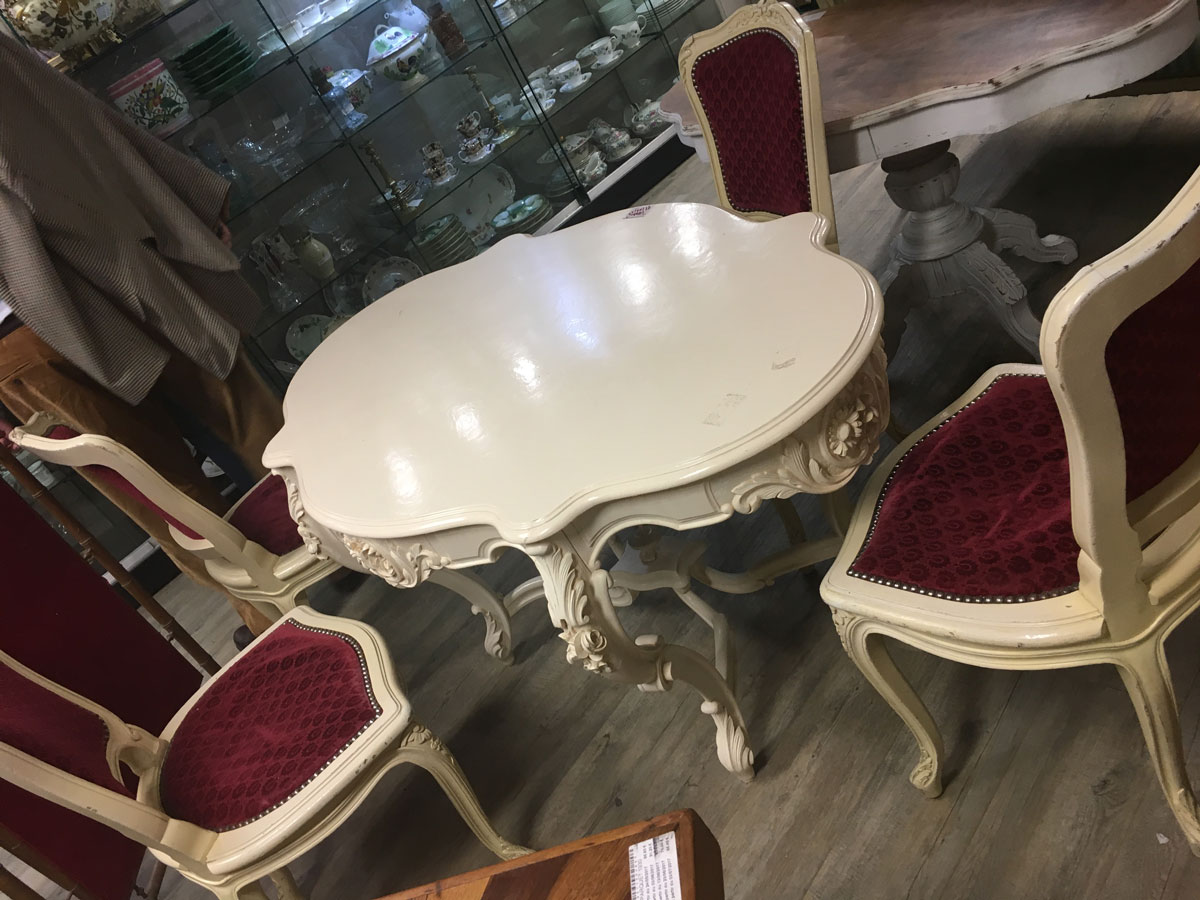 French Provincial Style Table and Chairs